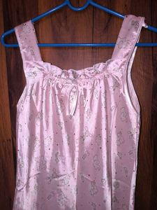 Cute Pink Nighty with Print
