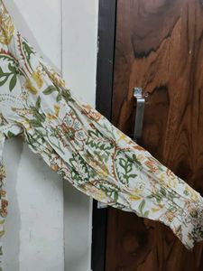 Floral Print Button-Down Shirt