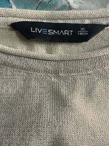 Elegant Beige Knit Sweater