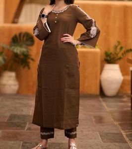 Elegant Brown Kurta