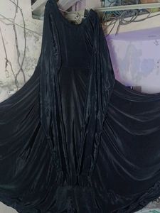 black Silk gown