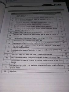 Physics Chemistry Biology Experimental Skills Book