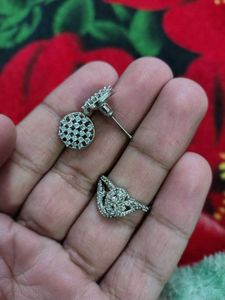 Earrings Pair with Ring