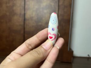 Set Of 6 Heart Printed Saree Pins