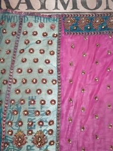 Heavy Stone Work Lehnga Saree In Two Colours