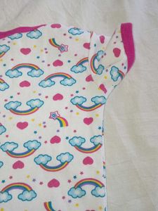 Rainbow Cloud Baby Onesie – Soft Cotton