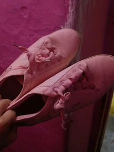 Pink Shoes Size 4