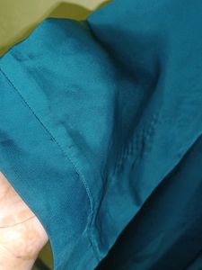 Teal Abaya Front Open