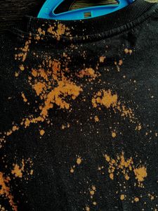 Unisex Oversized Black Acid Wash T-shirt