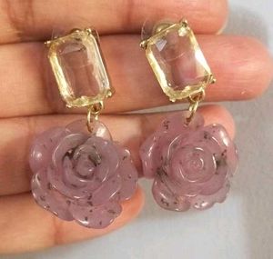 Rose Drop Earrings