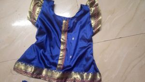 Blue & Gold Ethnic Top with freebies