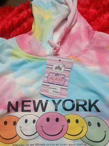 Tie Dye &#34;New York&#34; Graphic Dress