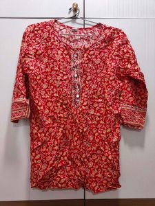 Red Short Kurti