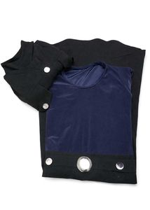 Chic Black Vest &amp; Skirt Set