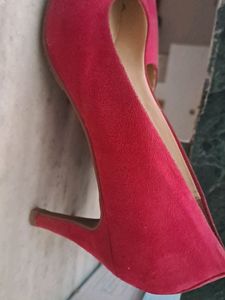 Mode Red Tape London Pink Pencil Heels