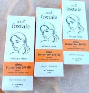 1 Pack Foxtale Glow 🌟 Sunscreen ✅