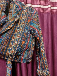 Stylish Printed Wrap Top