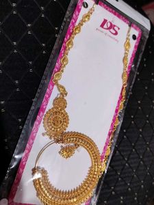 Pahadi Nath With Chain &amp; Maangtika