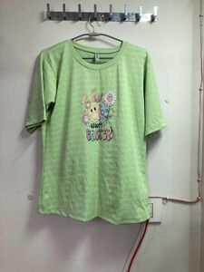 Purple &#34;Radiant&#34; And Green “Groovy” Graphic Tee