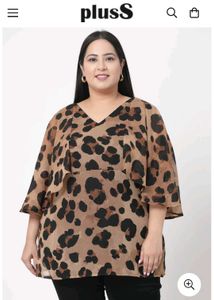 Leopard Print Layered Top