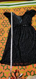 Korean Party wear black knee length dress  🔥 Reduced price🔥