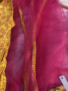 Anarkali kurti and sharara set