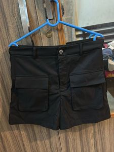 Black Cargo Shorts