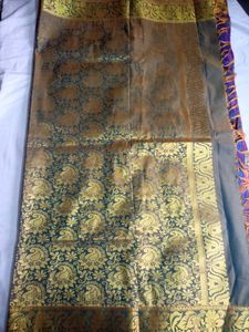 South Indian Kanchipuram Semi Silk Pattu Saree