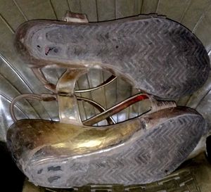 Elegant Gold Strap Sandals