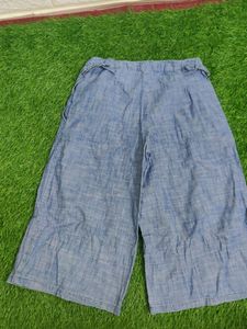 Wide Leg Cropped Pants