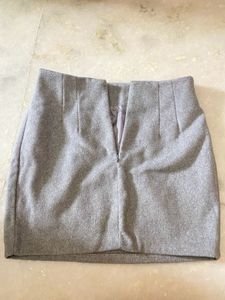 Grey Mini Skirt