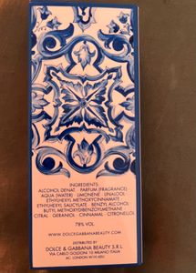 D&amp;G Light Blue Summer Vibes Perfume