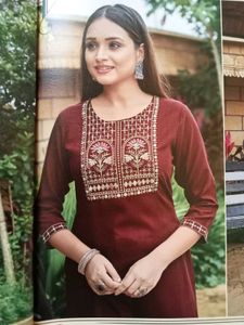 Kajree Fashion Maroon Kurti