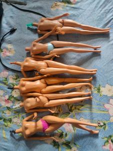 Lot of 6 Barbie Doll Bodies