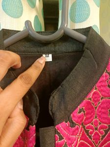 Silk Party Wear Long Kurti, Unused