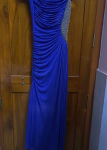 Elegant Blue Party Dress