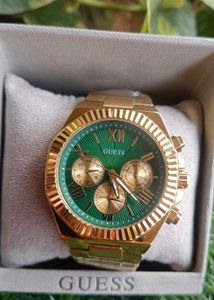 Original Guess Gold &amp; Green Watch