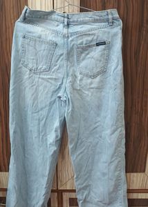 Light Wash Wide Leg Jeans
