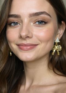 Anti Tarnish Golden Earrings