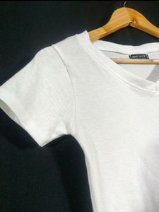 White Crop Top