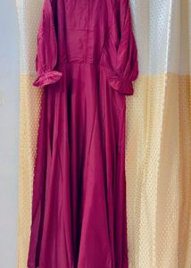 Maroon Maxi Dress