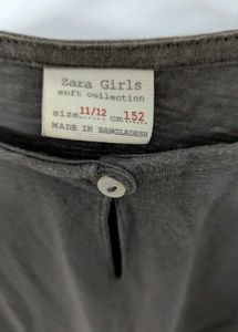 Zara Khaki Top