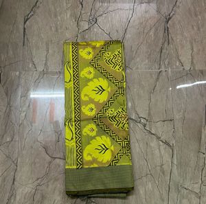 ⚡Price Drop Flash Sale : Beautiful Green Saree