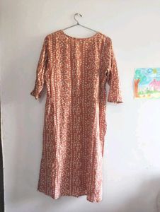 Elegant Printed Cotton Kurta