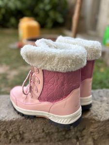 Pink Winter Boots