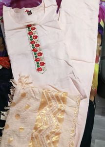 Elegant Embroidered Kurta Set