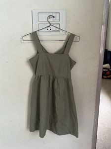 Flared Dress With Two Pockets