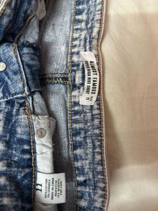 High Rise Denim Shorts
