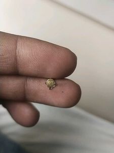 22k Pure Gold Square Dimond Stud Earrings