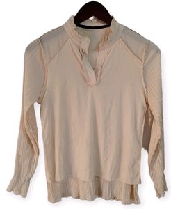 Nude Ribbon Pleated Dress (Women)